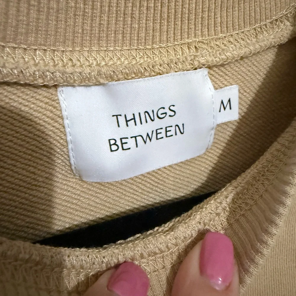 Tan Sweatshirt and Short set for Women - Picture 4 of 10